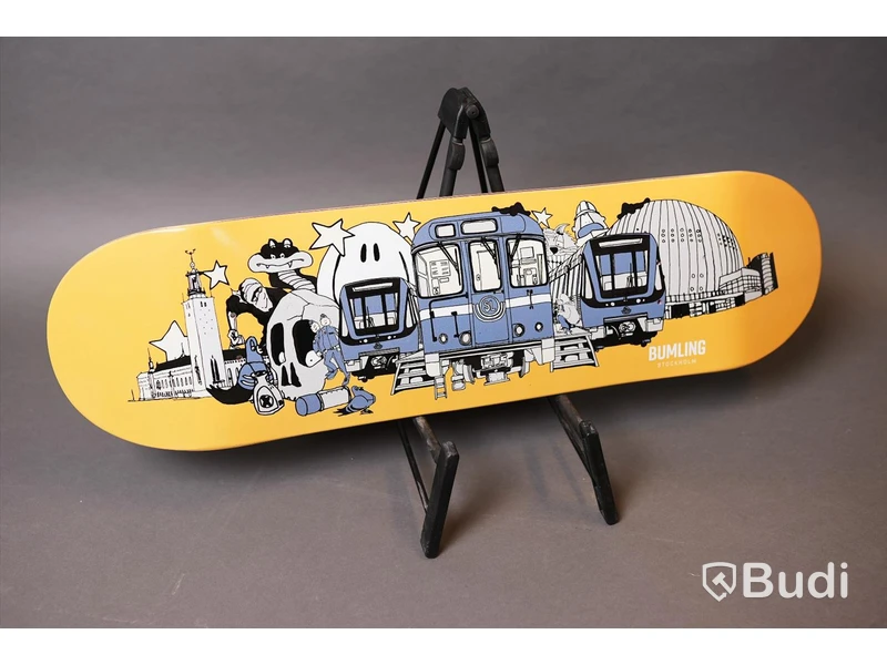 Skateboard inkl. griptape - Bumling Sthlm, 8.625. Griptape Enuff Skateboards. Ny, Obruten förpackning.