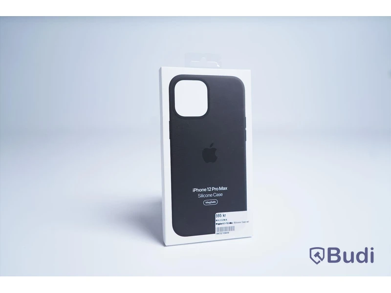 Mobilskal, Apple iPhone 12 Pro Max Silicone Case. Svart. Ny.