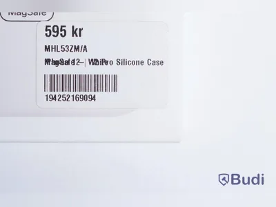 Mobilskal, Apple iPhone 12 Pro Silicone Case. Vit. Ny, Obruten förpackning.