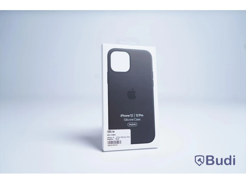 Mobilskal, Apple iPhone 12 Pro Silicone Case. Svart. Ny, Obruten förpackning.
