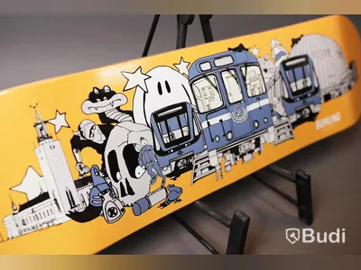 Skateboard inkl. grepptejp - Bumling Sthlm, 8.125. Tejp Enuff Skateboards. Ny, Obruten förpackning.