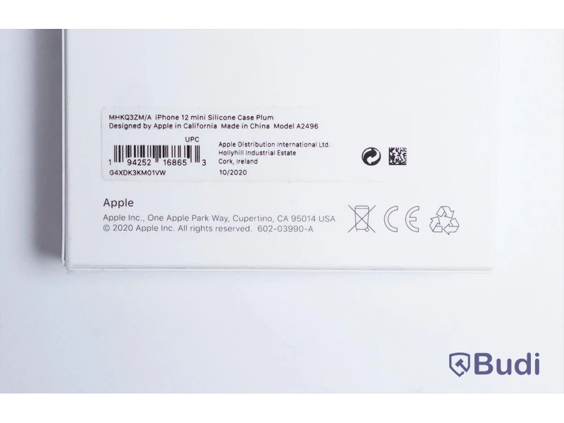 Mobilskal, Apple iPhone 12 mini Silicone Case. Lila. Ny, Obruten förpackning.