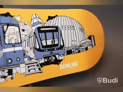 Skateboard inkl. grepptejp - Bumling Sthlm, 7.75. Tejp Enuff Skateboards. Ny, Obruten förpackning.