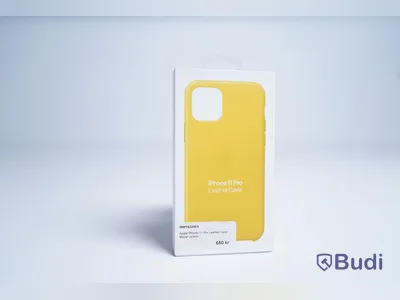 Mobilskal, Apple iPhone 11 Pro Leather Case. Gul. Ny.