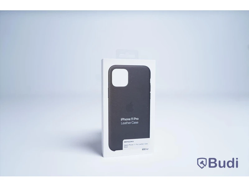 Mobilskal, Apple iPhone 11 Pro Leather Case. Svart. Ny.