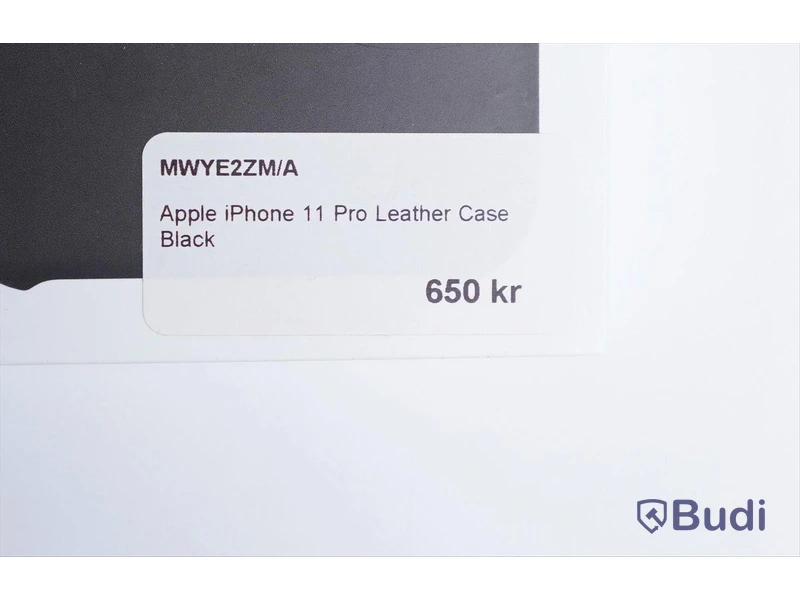 Mobilskal, Apple iPhone 11 Pro Leather Case. Svart. Ny.