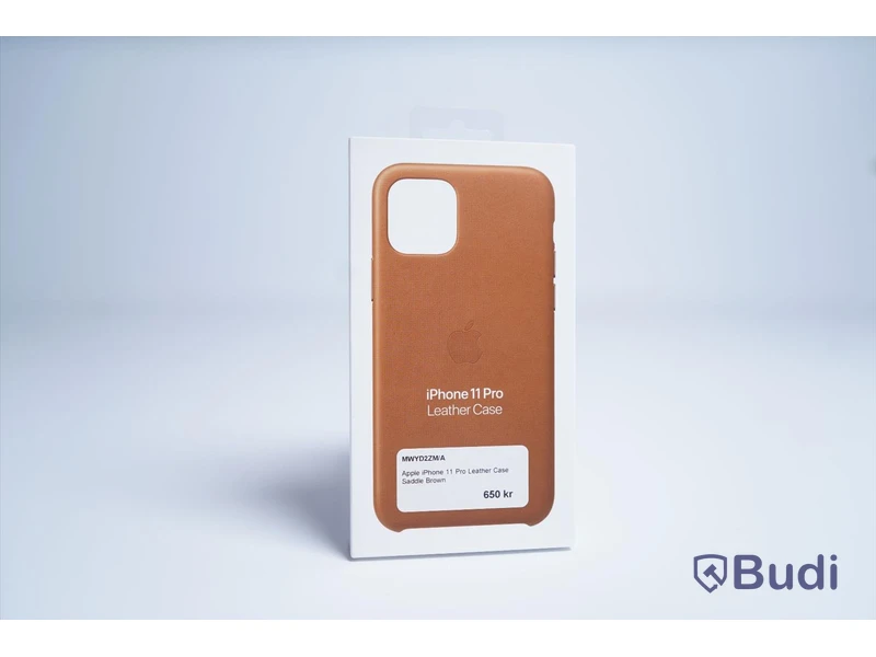 Mobilskal, Apple iPhone 11 Pro Leather Case. Brun. Ny.