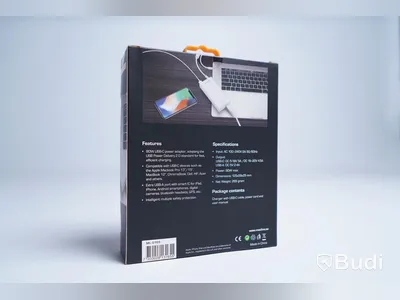 Laddare USB, MacLine Multicharger 90W 1xUSB-C och 1xUSB-A. Ny, Obruten förpackning.