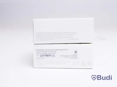EarPods - 2 st, Apple, anslutning lightning. Ny, Obruten förpackning.