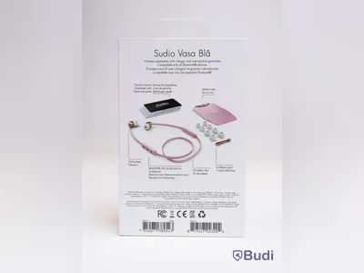 Trådlösa hörlurar - Sudio, Vasa blå, Rosa. Ny, Obruten förpackning.