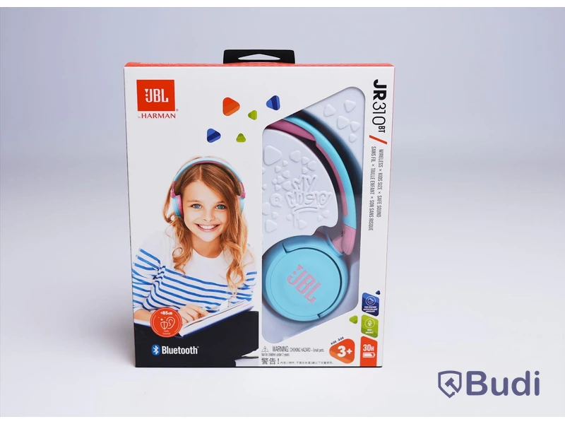 Trådlösa hörlurar barn - JBL by Harman, JR310 bt, blå och rosa. Ny, Obruten förpackning.