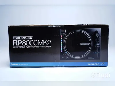 DJ skivspelare, Reloop RP8000MK2. Ny, Obruten förpackning.