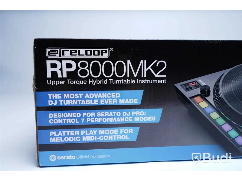 DJ skivspelare, Reloop RP8000MK2. Ny, Obruten förpackning.