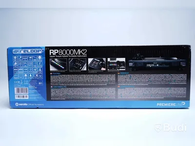 DJ skivspelare, Reloop RP8000MK2. Ny, Obruten förpackning.