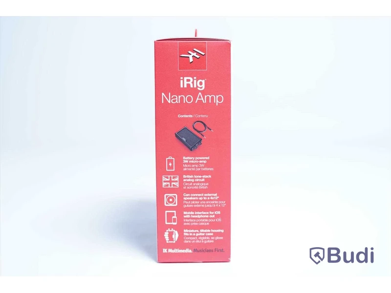 Gitarrförstärkare. iRig Nano Amp for iOS. Ny, Obruten förpackning.