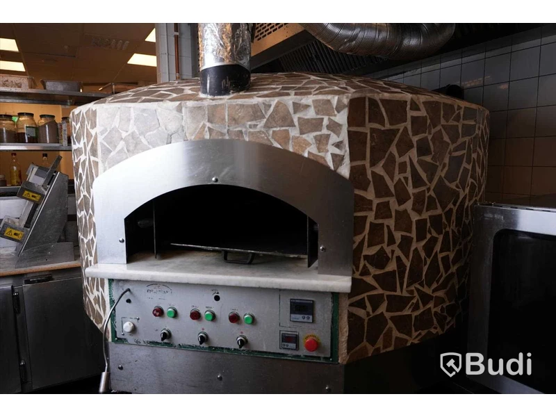 Stenugn för pizzabakning gasoldriven på hjul FIRINMAK