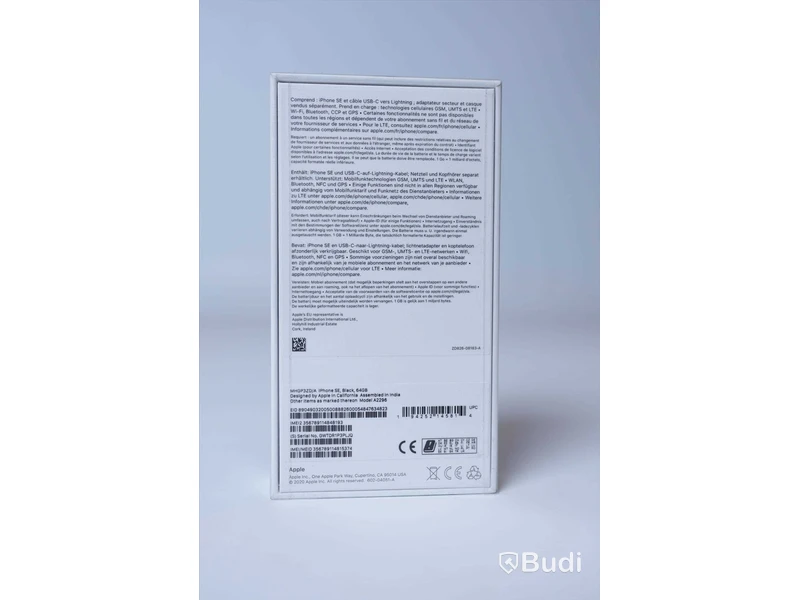 iPhone SE, Svart, 64GB. Ny, Obruten förpackning.