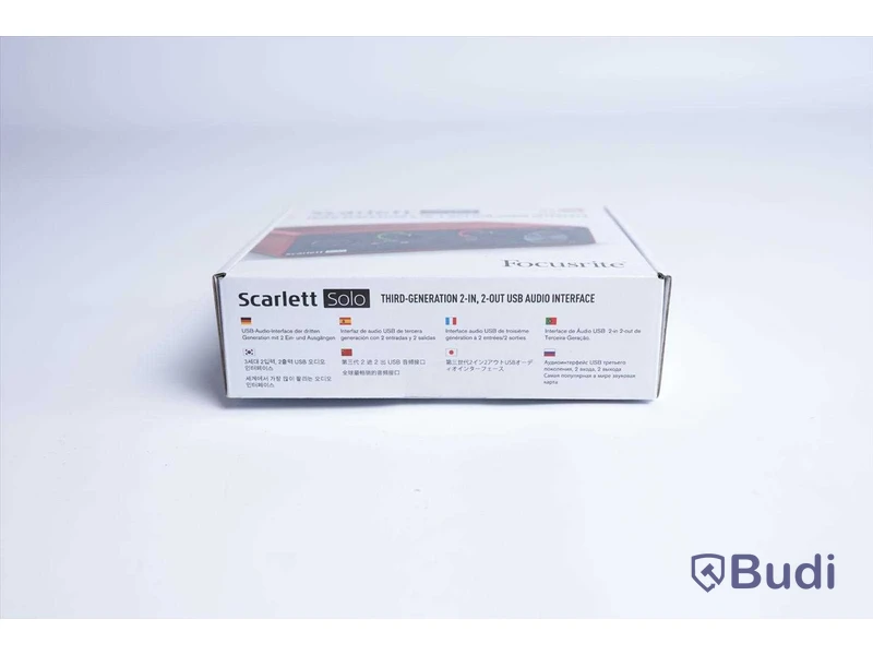 Ljudkort - Focusrite Scarlett Solo. Ny, Obruten förpackning.