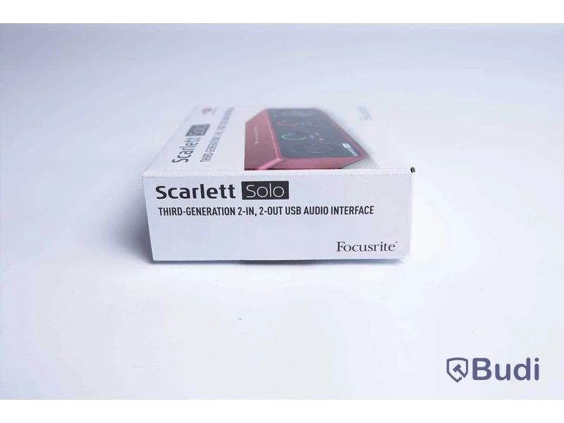 Ljudkort - Focusrite Scarlett Solo. Ny, Obruten förpackning.