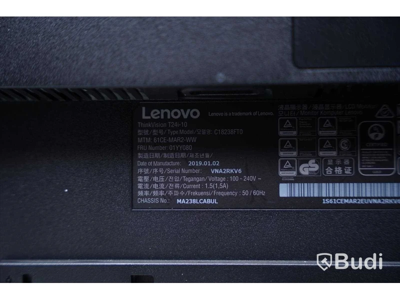 Datorskärmar 2st - Lenovo ThinkVision T24i-10.