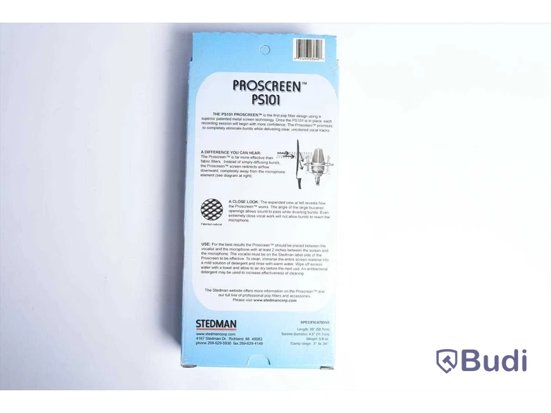 Puffskydd 3st - Stedman ProScreen PS101. Ny, Obruten förpackning.