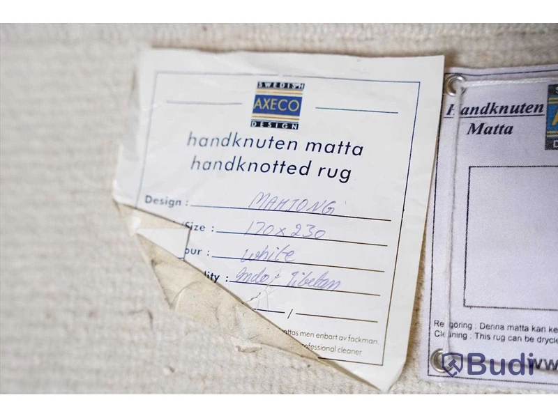 Matta - Axeco modell: Handknuten 230x170 cm