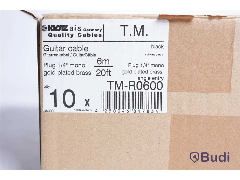 Telekabel 10st - Klotz TM-R0600 6m. Ny, Obruten förpackning.
