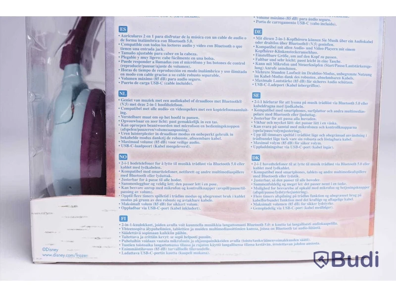 Hörlurar barn trådlösa - 2 st. Frozen II, Lexibook. Ny, Obruten förpackning.
