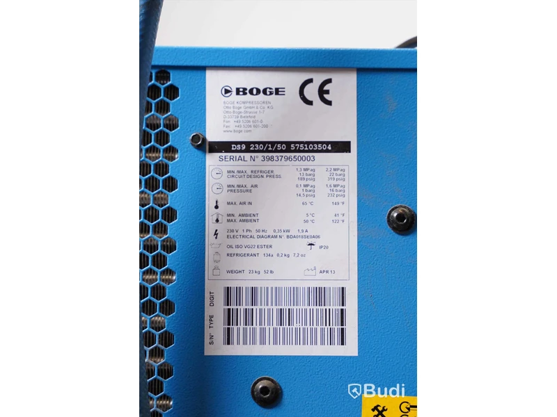 Skruvkompressor - Boge Screw Compressor C7LDR