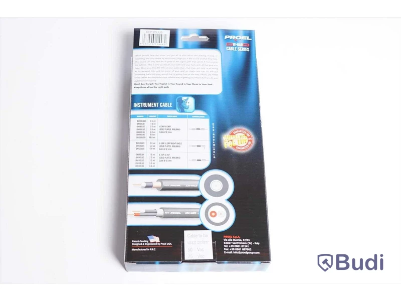 Diverse Kablar - Soundking Instrumental Music Link Cord Series 2st, Proel Premium Performance Instrument Cable 3m 2st, Proel CHL120LU6 6m 3st. Ny, Obruten förpackning.