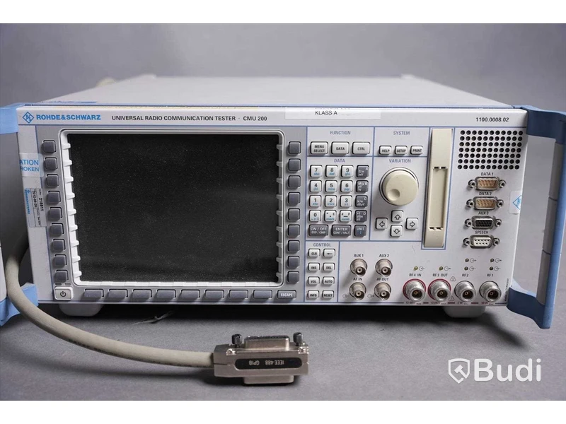 Universal Radio Communication Tester - CMU 200, Rohde & Schwartz. Startar, ingen bild.