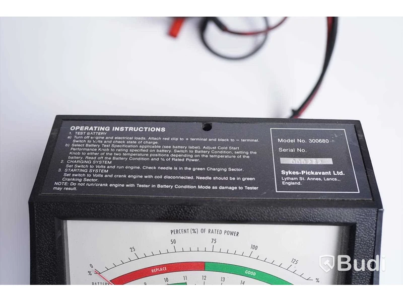 Batteritestare - SP Diagnostics 12v Battery Tester.