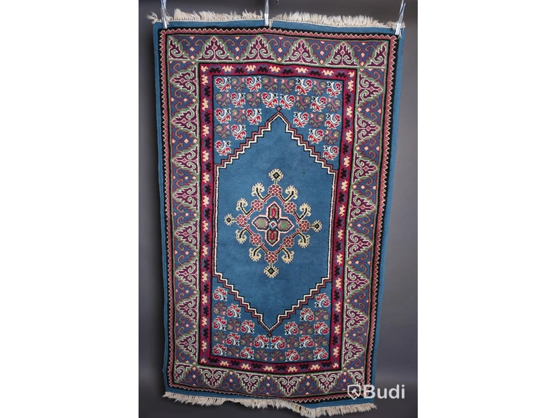 Matta 130x210 cm - Blå, orientaliskt mönster