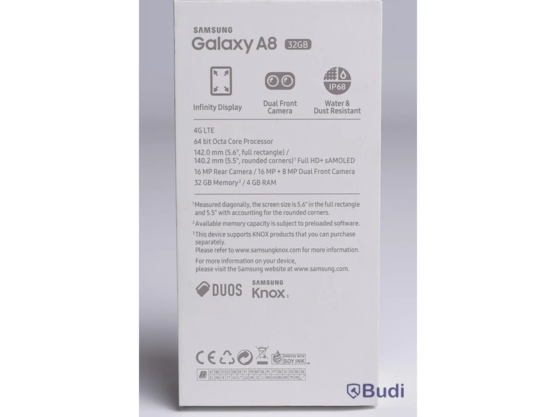 Mobil - Samsung Galaxy A8, Black, 32GB. Ny, Obruten förpackning.