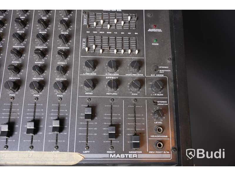 Mixerbord - Ross PC-8400 Powered Mixer Stereo. Osäker funktion.