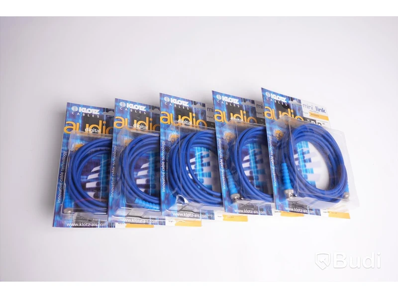 BNC-kabel 5st - Klotz Wordclock BNC 75 Ohm, 5m. Ny, Obruten förpackning.