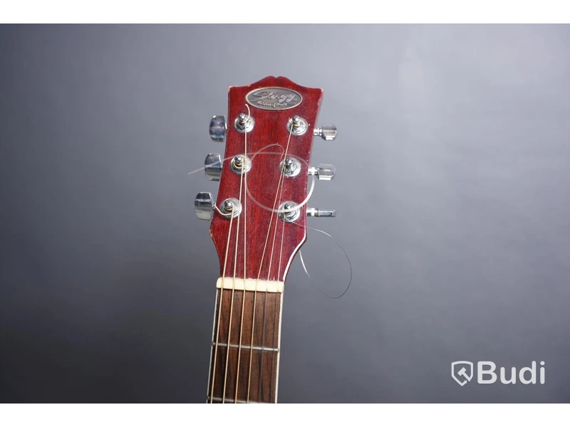 Akustisk Gitarr Inklusive Case - Stagg Handmade Western Guitar Model SW206CE_TR.