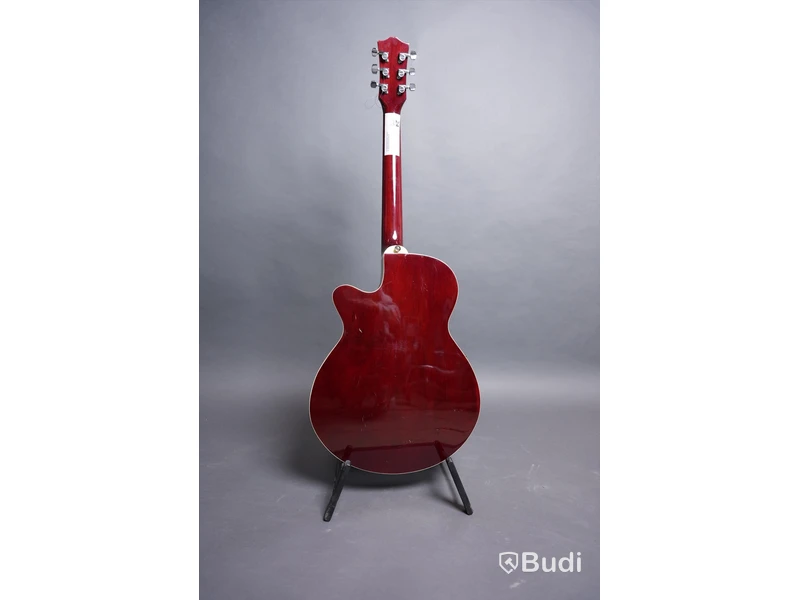Akustisk Gitarr Inklusive Case - Stagg Handmade Western Guitar Model SW206CE_TR.