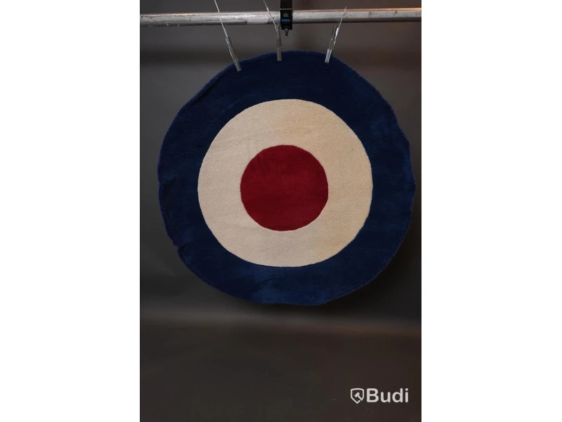 Axeco Matta, Handtuftad, 130 cm round
