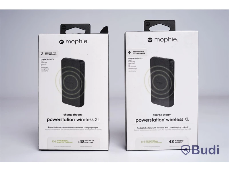 Powerbank trådlös - 2 st., Mophie. Ny.