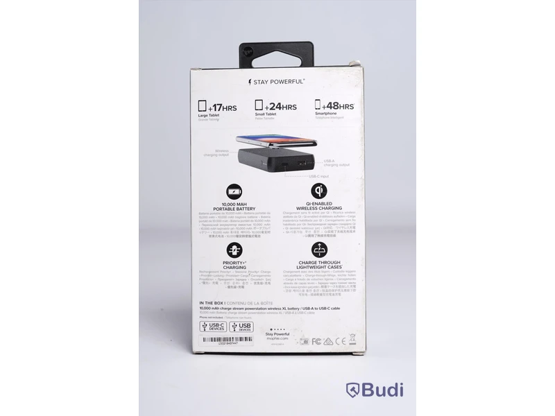 Powerbank trådlös - 2 st., Mophie. Ny.