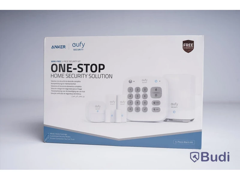 Hemlarm kit trådlös - 5 delar, Eufy security, ANKER Ny, Obruten förpackning.