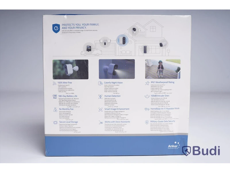 Övervakningskamera- trådlös, Eufy security, ANKER, Ny, Obruten förpackning.