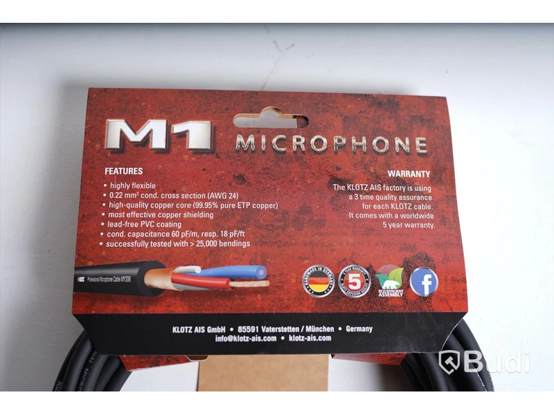 XLR Kabel - Klotz M1 Microphone Cable 10m 10st.