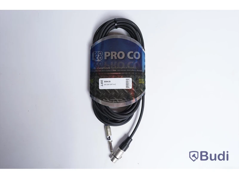 Mikrofonkabel 10st - Pro Co ECH-20 6m