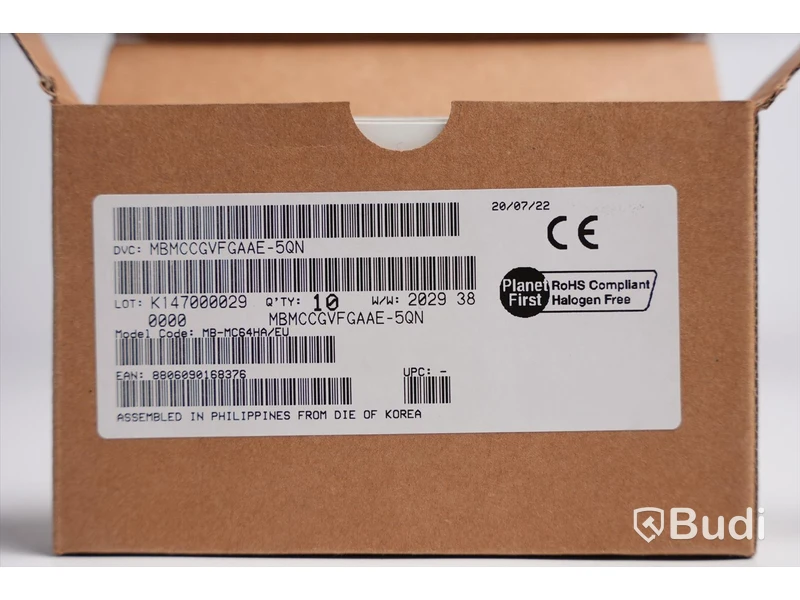 Minneskort 20st - Samsung Evo Plus with SD Adapter, 64GB. Ny, Obruten förpackning.