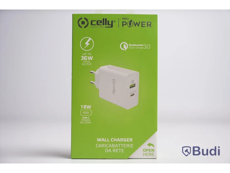Väggladdare 2st - Celly Pro Power Wall Charger. Ny, Obruten förpackning.