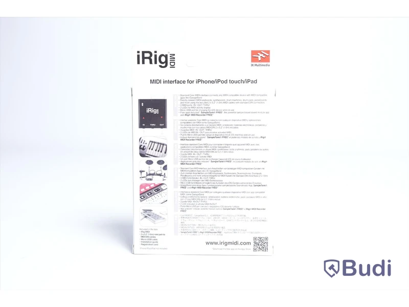 MIDI Interface, iRig MIDI. Ny, Obruten förpackning.
