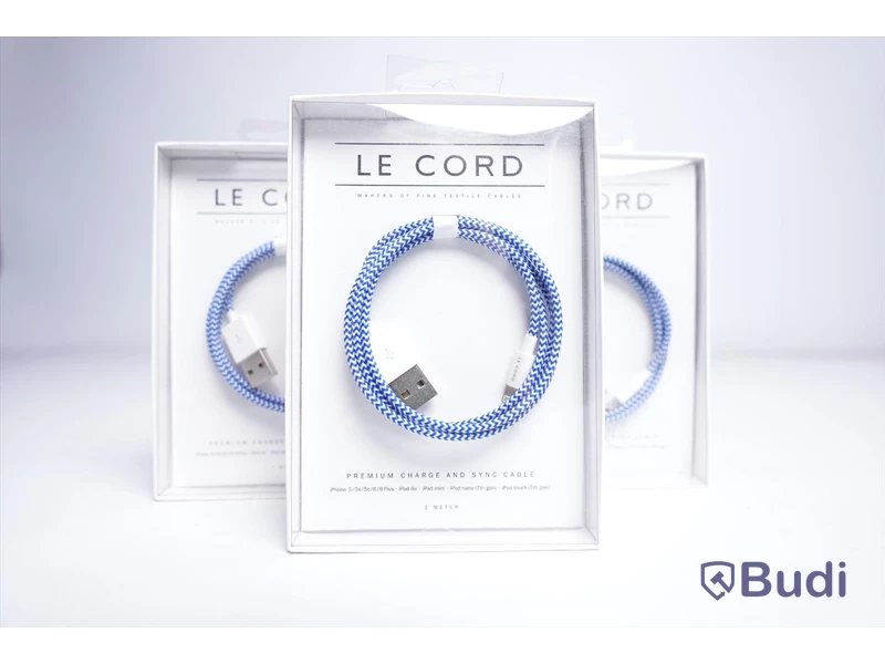 Laddsladd 3st - LE CORD, Premium charge and sync cable. Ny, Obruten förpackning.