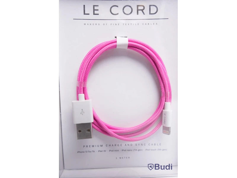 Laddsladd 3st - LE CORD, Premium charge and sync cable. Ny, Obruten förpackning.